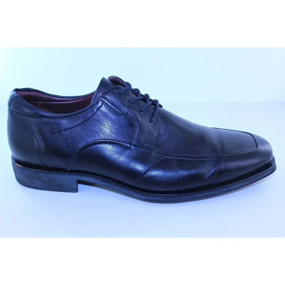 Johnston & Murphy Black Leather Dress Oxfords 11 M
